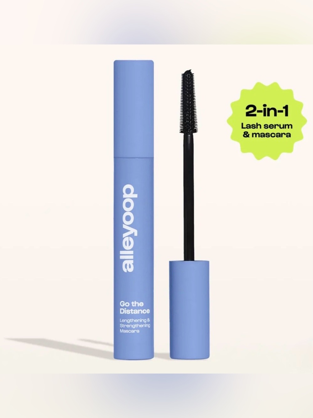 NWT. alleyoop Go the Distance Lengthening & Strengthening Tubing Mascara - Black